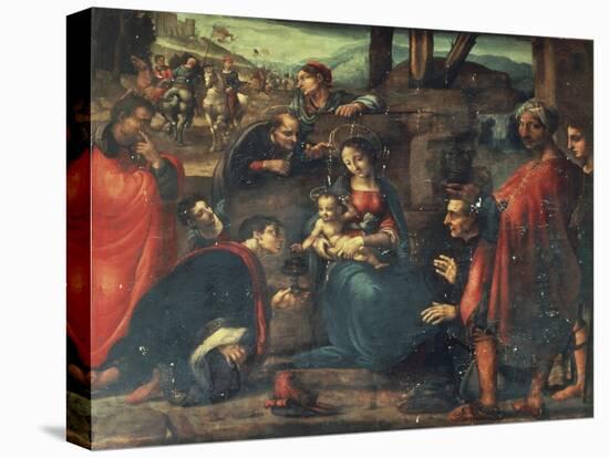 Adoration of the Magi-Fernando Yanez de la Almedina-Stretched Canvas