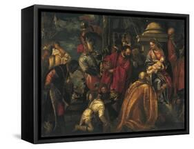 Adoration of the Magi-Paolo Veronese-Framed Stretched Canvas