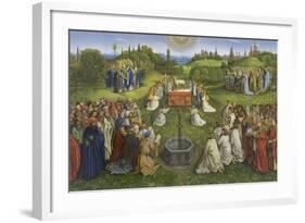 Adoration of the Mystic Lamb-Hubert & Jan Van Eyck-Framed Giclee Print