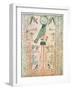 Adoration of the Rising Sun in Form of the Falcon Re-Horakhty, New Kingdom, c. 1150 BC (Papyrus)-null-Framed Giclee Print