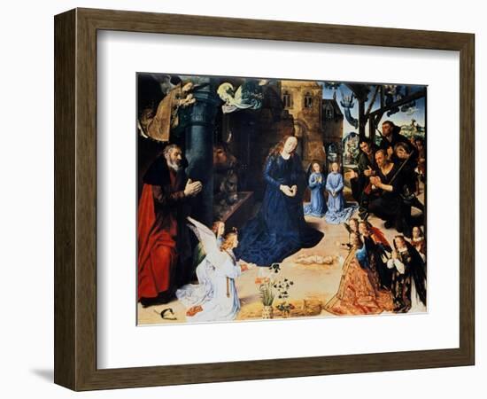 Adoration of the Shepherd, 1476-1479-Hugo van der Goes-Framed Giclee Print