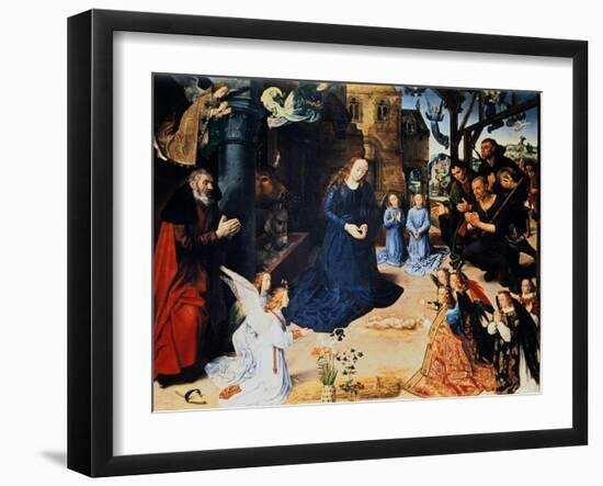 Adoration of the Shepherd, 1476-1479-Hugo van der Goes-Framed Giclee Print