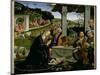 Adoration of the Shepherds, 1485-Domenico Ghirlandaio-Mounted Giclee Print