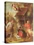 Adoration of the Shepherds, 1516-Correggio-Stretched Canvas