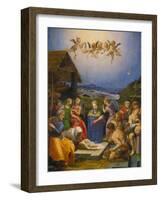 Adoration of the Shepherds, 1530-Agnolo Bronzino-Framed Giclee Print