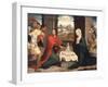 Adoration of the Shepherds, 1550/60-Juan Correa de Vivar-Framed Giclee Print