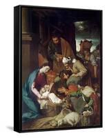 Adoration of the Shepherds, 1630-Bartolome Esteban Murillo-Framed Stretched Canvas