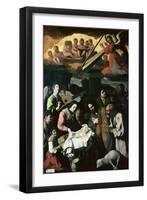 Adoration of the Shepherds, 1638-Francisco de Zurbarán-Framed Giclee Print