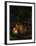 Adoration of the Shepherds, 1646-Rembrandt van Rijn-Framed Giclee Print