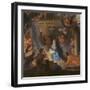 Adoration of the Shepherds, 1689 (Oil on Canvas) (Detail of 70517)-Charles Le Brun-Framed Giclee Print