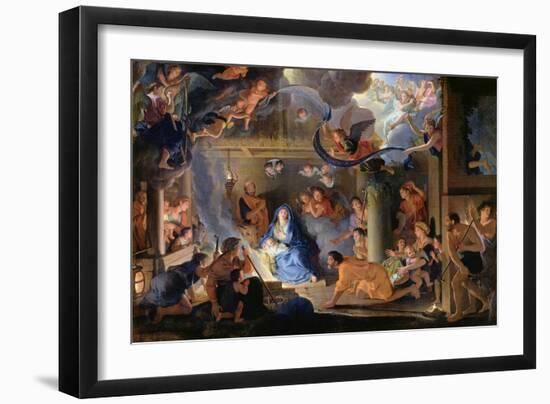 Adoration of the Shepherds, 1689-Charles Le Brun-Framed Giclee Print