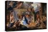 Adoration of the Shepherds, 1689-Charles Le Brun-Stretched Canvas