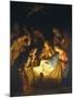 Adoration of the Shepherds (Adoration of the Shepherds)-Gerrit van Honthorst-Mounted Art Print