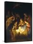 Adoration of the Shepherds (Adoration of the Shepherds)-Gerrit van Honthorst-Framed Stretched Canvas