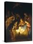 Adoration of the Shepherds (Adoration of the Shepherds)-Gerrit van Honthorst-Stretched Canvas