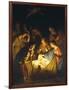 Adoration of the Shepherds (Adoration of the Shepherds)-Gerrit van Honthorst-Framed Art Print