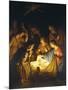 Adoration of the Shepherds (Adoration of the Shepherds)-Gerrit van Honthorst-Mounted Art Print