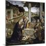Adoration of the Shepherds - by Domenico Ghirlandaio-null-Mounted Photographic Print