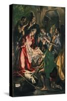 Adoration of the Shepherds, C. 1590-El Greco-Stretched Canvas