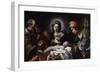 Adoration of the Shepherds, C.1615 (Oil on Canvas)-Bernardo Strozzi-Framed Giclee Print