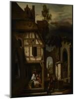 Adoration of the Shepherds, c.1660-Nicolaes Maes-Mounted Giclee Print