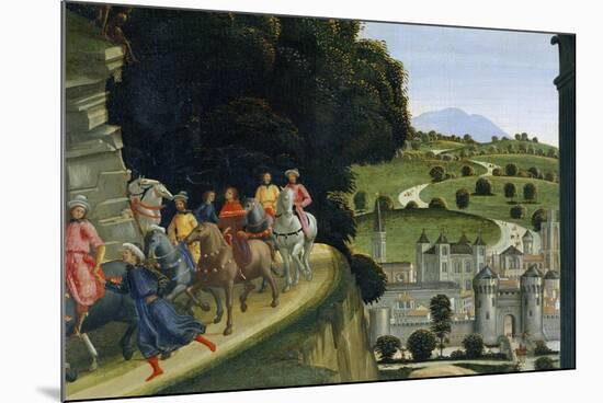 Adoration of the Shepherds, Detail-Domenico Ghirlandaio-Mounted Premium Giclee Print
