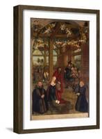 Adoration of the Shepherds, Epitaph for Caspar Niemeck, 1564-Lucas Cranach the Younger-Framed Giclee Print