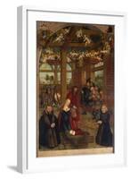 Adoration of the Shepherds, Epitaph for Caspar Niemeck, 1564-Lucas Cranach the Younger-Framed Giclee Print