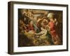 Adoration of the Shepherds (Oil on Canvas)-Peter Paul (after) Rubens-Framed Giclee Print