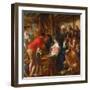 Adoration of the Shepherds (Oil on Canvas)-Jacob Jordaens-Framed Giclee Print