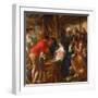 Adoration of the Shepherds (Oil on Canvas)-Jacob Jordaens-Framed Giclee Print