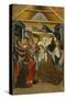Adoration of the Shepherds, Verdu Retable, 1430-61, Llieda School-Jaime Ferrer-Stretched Canvas