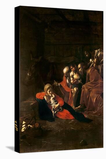 Adoration of the Shepherds-Caravaggio-Stretched Canvas