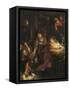 Adoration of the Shepherds-Annie Louisa Swynnerton-Framed Stretched Canvas