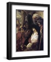 Adoration of the Shepherds-Jacob Jordaens-Framed Giclee Print