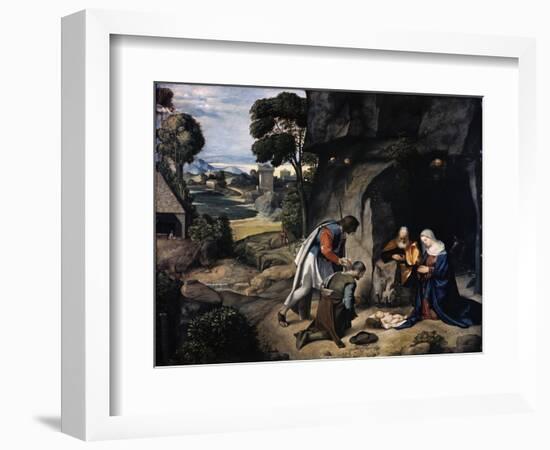 Adoration of the Shepherds-Giorgione-Framed Giclee Print