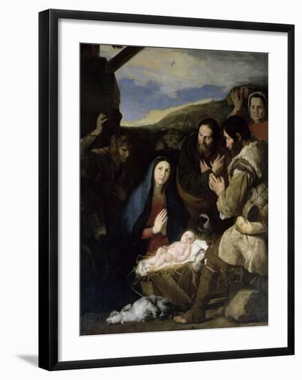 Adoration of the Shepherds-Jusepe de Ribera-Framed Giclee Print