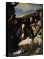 Adoration of the Shepherds-Jusepe de Ribera-Stretched Canvas