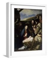 Adoration of the Shepherds-Jusepe de Ribera-Framed Giclee Print