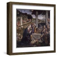 Adoration of the Shepherds-Domenico Ghirlandaio-Framed Art Print