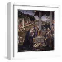 Adoration of the Shepherds-Domenico Ghirlandaio-Framed Art Print