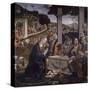 Adoration of the Shepherds-Domenico Ghirlandaio-Stretched Canvas