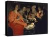 Adoration of the Shepherds-Georges de La Tour-Stretched Canvas