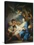 Adoration of the Shepherds-Charles André van Loo-Stretched Canvas