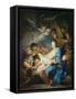 Adoration of the Shepherds-Charles André van Loo-Framed Stretched Canvas