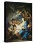 Adoration of the Shepherds-Charles André van Loo-Stretched Canvas