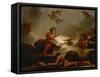 Adoration of the Shepherds-Jean-Honoré Fragonard-Framed Stretched Canvas