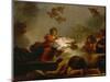 Adoration of the Shepherds-Jean-Honoré Fragonard-Mounted Giclee Print