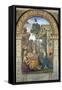 Adoration of the Shepherds-Bernardino di Betto Pinturicchio-Framed Stretched Canvas