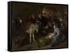 Adoration of the Shepherds-Jan Havicksz Steen-Framed Stretched Canvas